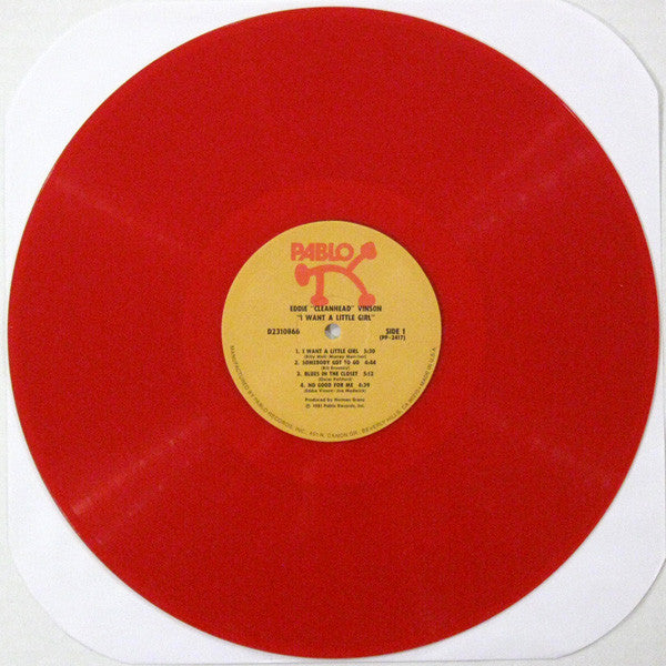 Eddie "Cleanhead" Vinson : I Want A Little Girl (LP, Album, Red)