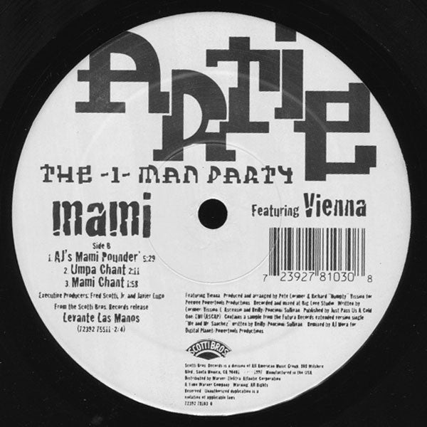 Artie The-1-Man Party* Featuring Vienna (11) : Mami (12")