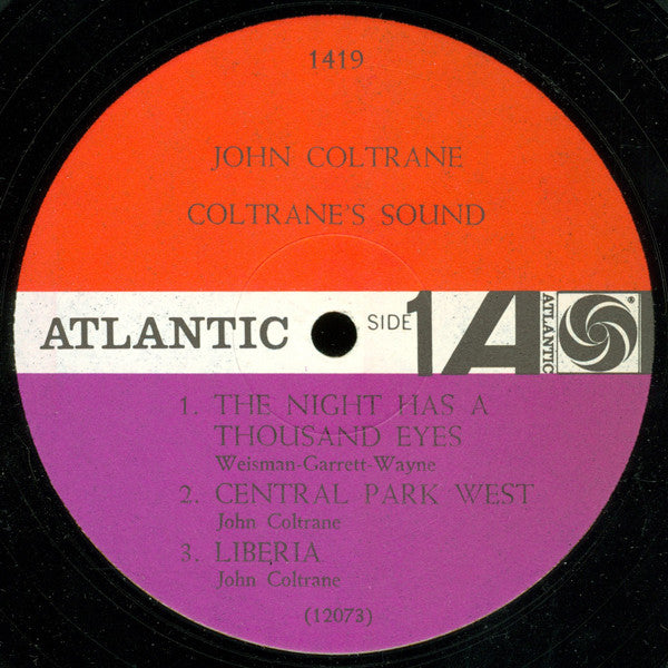 John Coltrane : Coltrane's Sound (LP, Album, Mono)