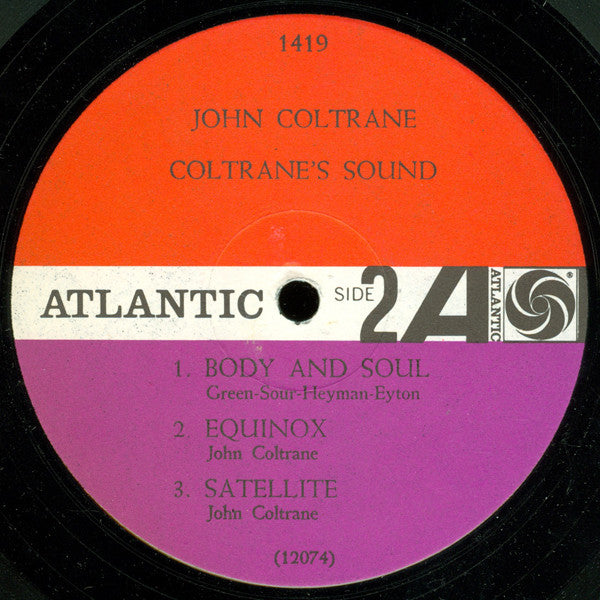 John Coltrane : Coltrane's Sound (LP, Album, Mono)