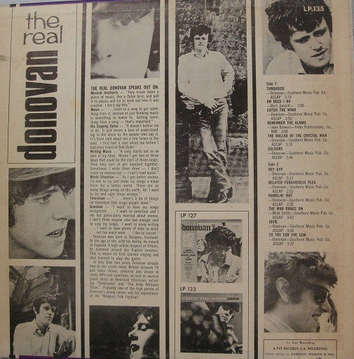 Donovan : The Real Donovan (LP, Comp, Mono)