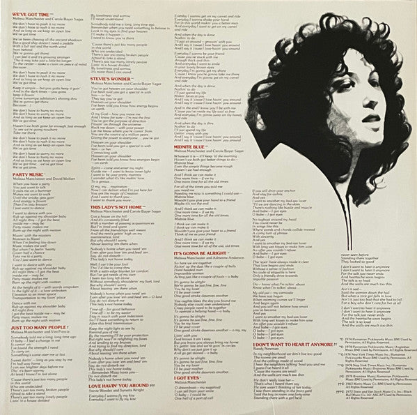 Melissa Manchester : Melissa (LP, Album, Ter)