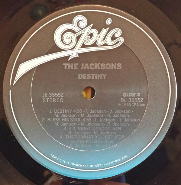 The Jacksons : Destiny (LP, Album, RP, Ter)