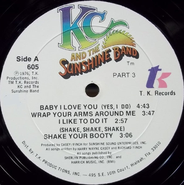 KC And The Sunshine Band* : Part 3 (LP, Album, Sh)