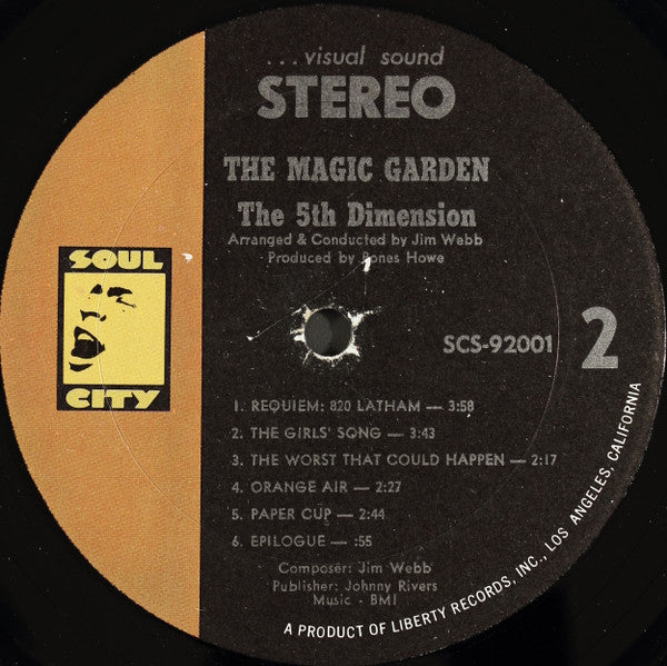 The Fifth Dimension : The Worst That Could Happen (Formerly "The Magic Garden") (LP, Album, RE)
