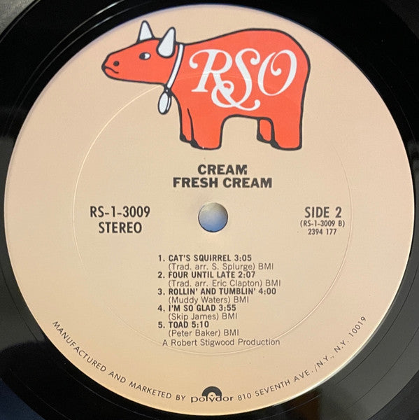 Cream (2) : Fresh Cream (LP, Album, RE, Ter)