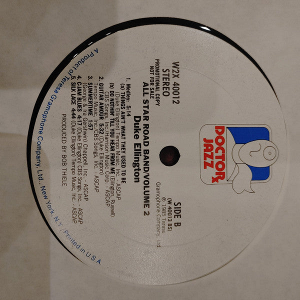 Duke Ellington : All Star Road Band Volume 2 (2xLP, Album, Promo)