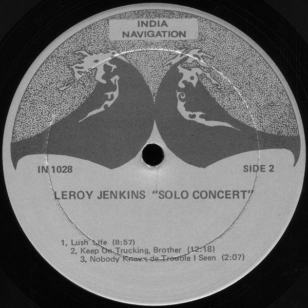 Leroy Jenkins : Solo Concert (LP, Album)