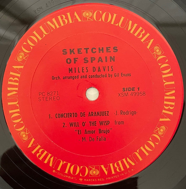 Miles Davis : Sketches Of Spain (LP, Album, RE, Ter)