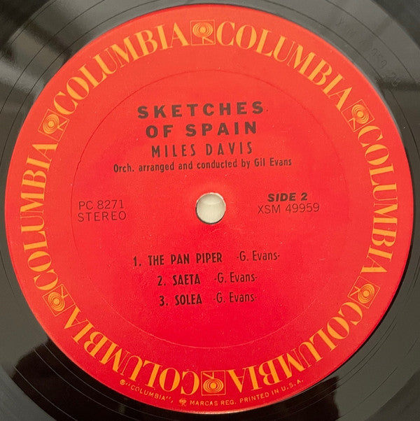 Miles Davis : Sketches Of Spain (LP, Album, RE, Ter)