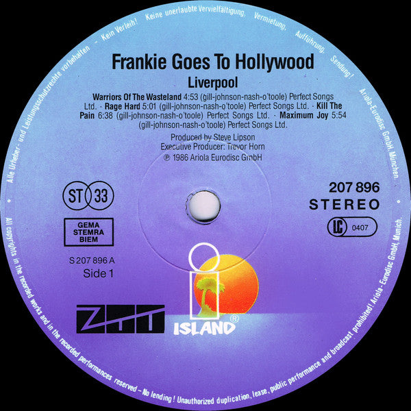 Frankie Goes To Hollywood : Liverpool (LP, Album)