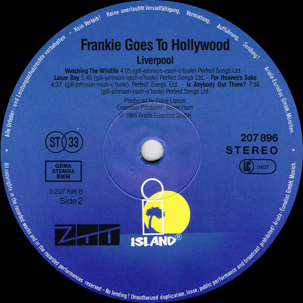 Frankie Goes To Hollywood : Liverpool (LP, Album)