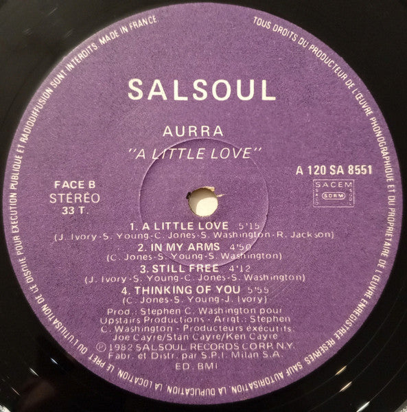 Aurra : A Little Love (LP, Album)