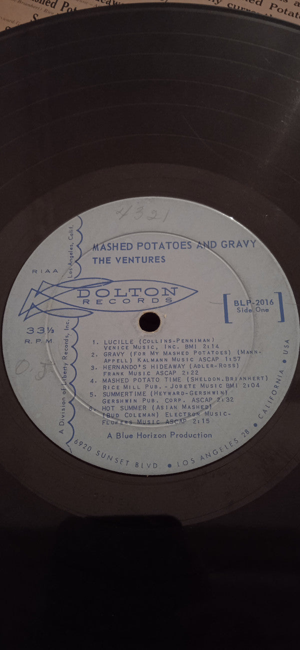 The Ventures : Mashed Potatoes And Gravy (LP, Mono)