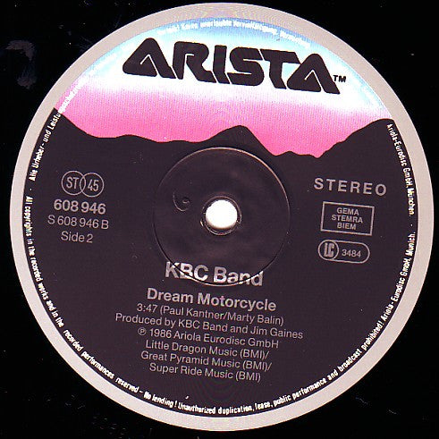 KBC Band (2) : It's Not You, It's Not Me (12", Maxi)