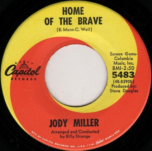 Jody Miller : Home Of The Brave (7", Single)
