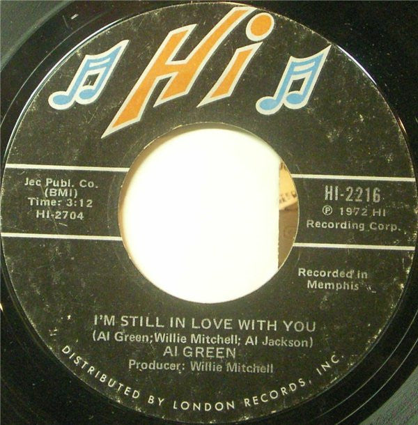 Al Green : I'm Still In Love With You (7", Styrene, Ter)