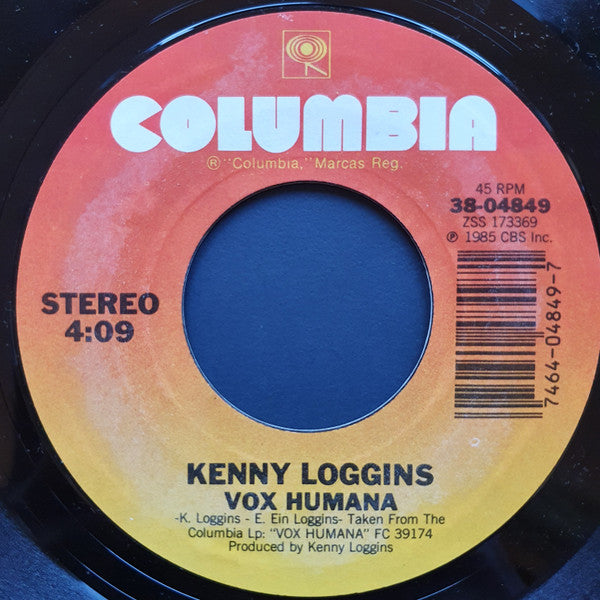 Kenny Loggins : Vox Humana (7", Single)