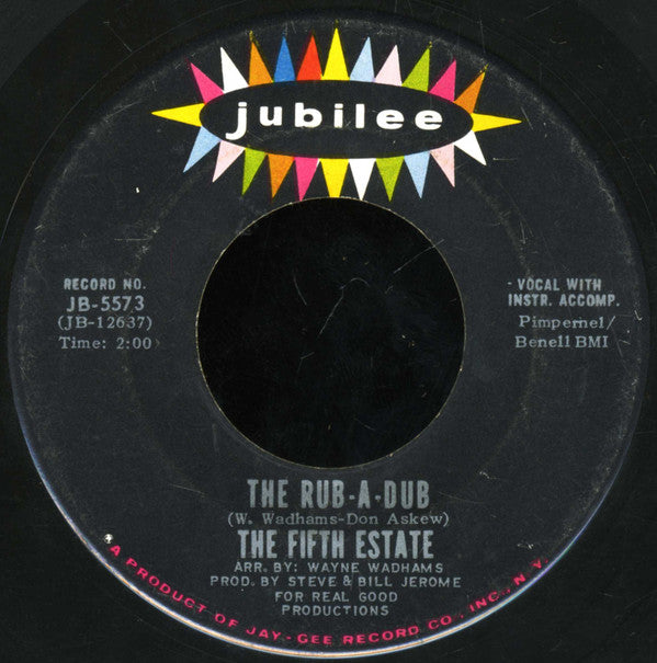 The Fifth Estate : Ding Dong! The Witch Is Dead / The Rub-A-Dub (7", Single, Roc)