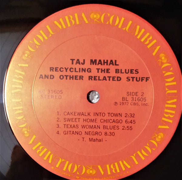 Taj Mahal : Recycling The Blues & Other Related Stuff (LP, Album)