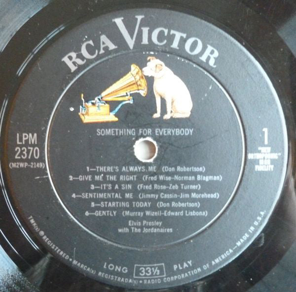 Elvis* : Something For Everybody (LP, Album, Mono, Ind)
