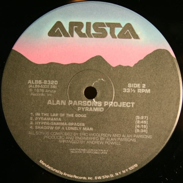 The Alan Parsons Project : Pyramid (LP, Album, RE, Bla)
