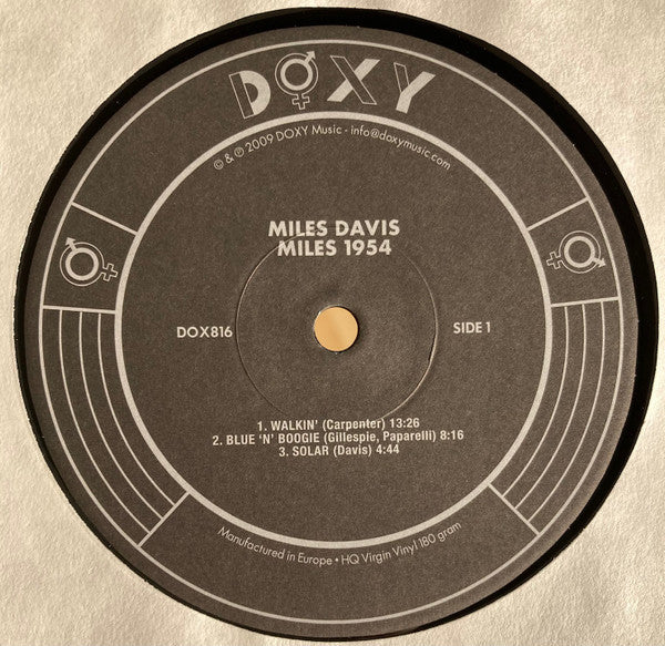Miles Davis : Miles 1954 (2xLP, Comp, 180)