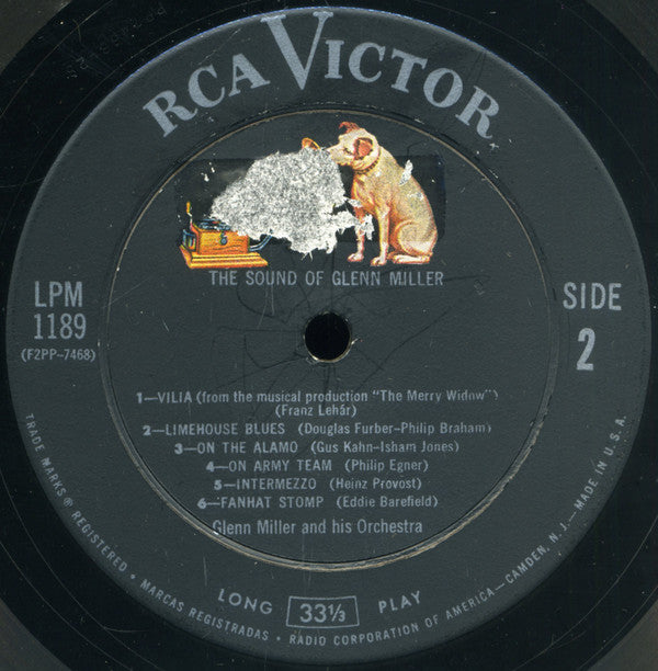 Glenn Miller And His Orchestra : The Sound Of Glenn Miller (LP, Album, Mono)