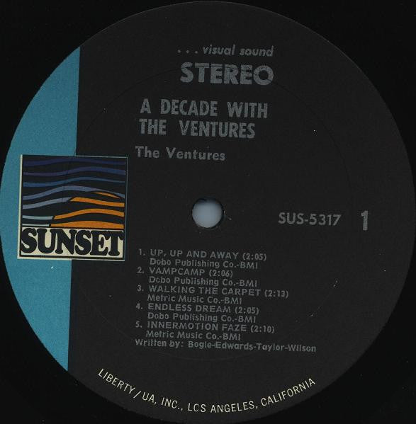 The Ventures : A Decade With The Ventures (LP, Comp)