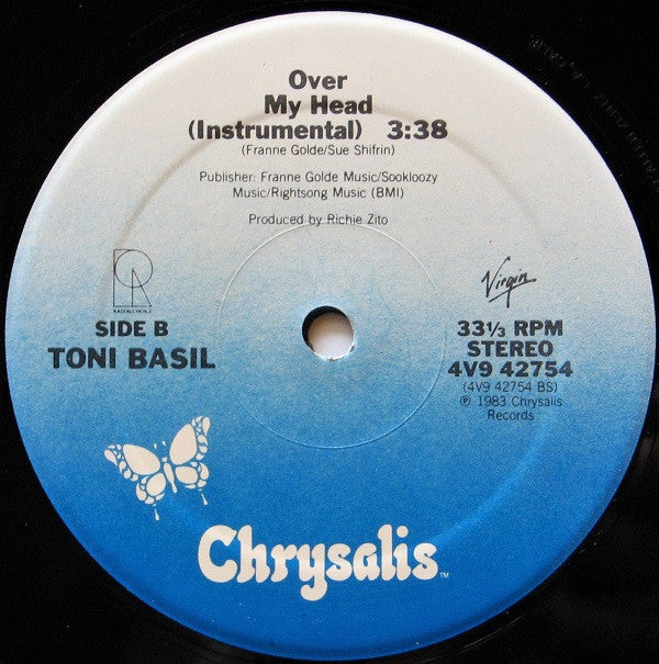 Toni Basil : Over My Head (12", PRC)