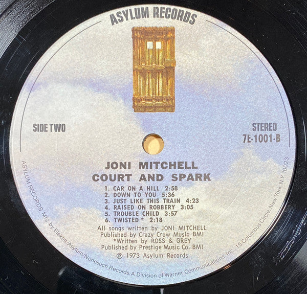 Joni Mitchell : Court And Spark (LP, Album, San)