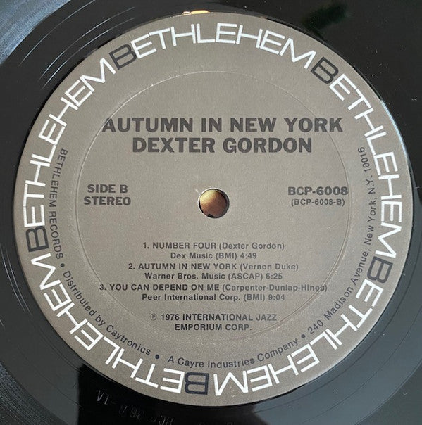 Dexter Gordon : The Bethlehem Years (LP, Album, RE)