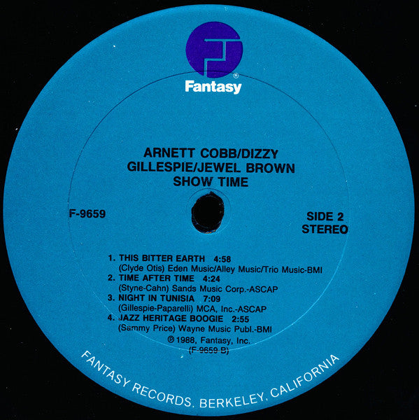 Arnett Cobb / Dizzy Gillespie / Jewel Brown : Show Time (LP)