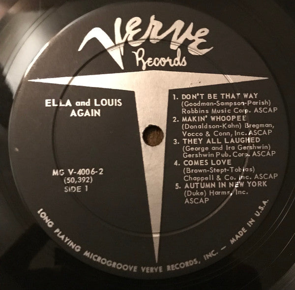 Ella* And Louis* : Ella And Louis Again (2xLP, Album, Gat)
