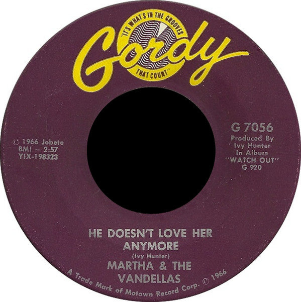 Martha & The Vandellas* : I'm Ready For Love (7", Single)