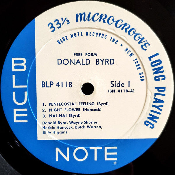 Donald Byrd : Free Form (LP, Album, Mono)