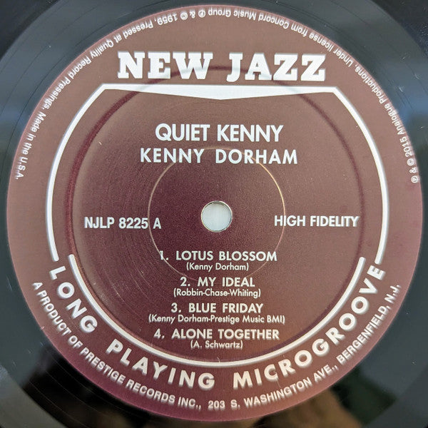 Kenny Dorham : Quiet Kenny (LP, Album, RE, RP, 200)