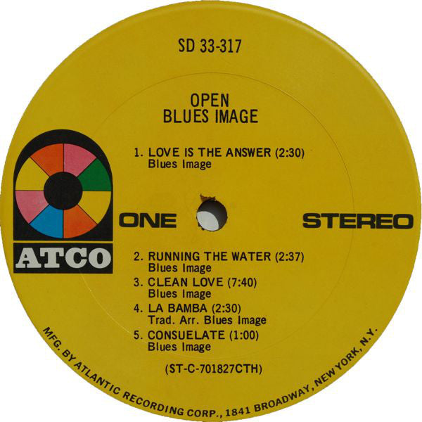 Blues Image : Open (LP, Album, Ter)