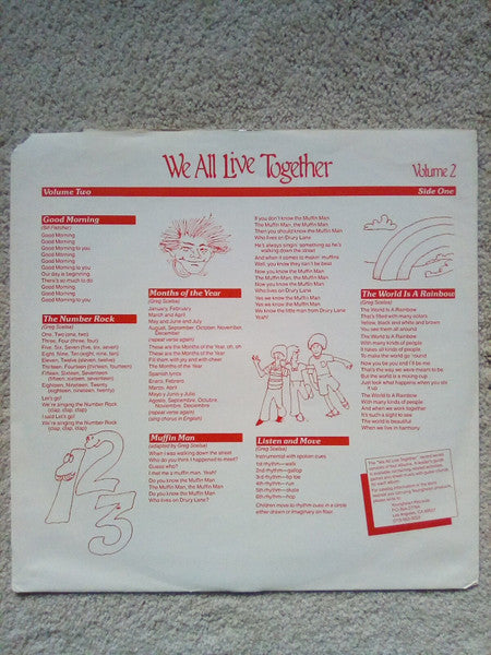 Greg & Steve* : We All Live Together, Volume 2 (LP, Album, RE)
