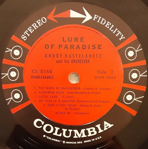 Andre Kostelanetz* : Lure Of Paradise (LP, Album)