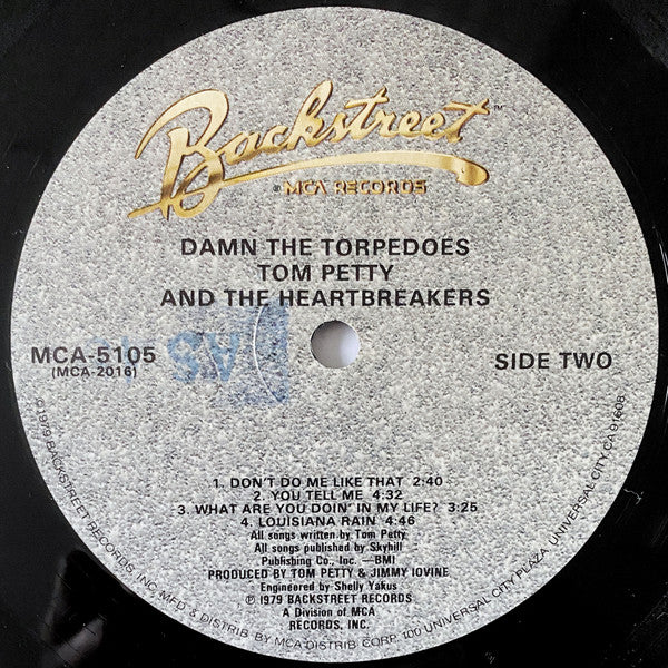 Tom Petty And The Heartbreakers : Damn The Torpedoes (LP, Album, Glo)