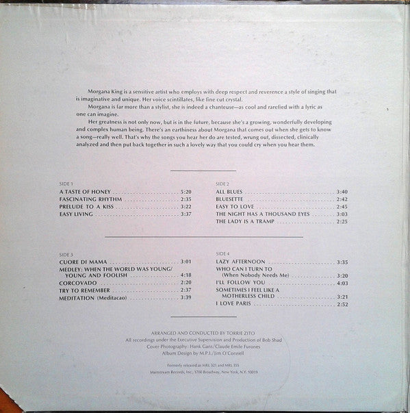 Morgana King : Morgana King (2xLP, Comp)