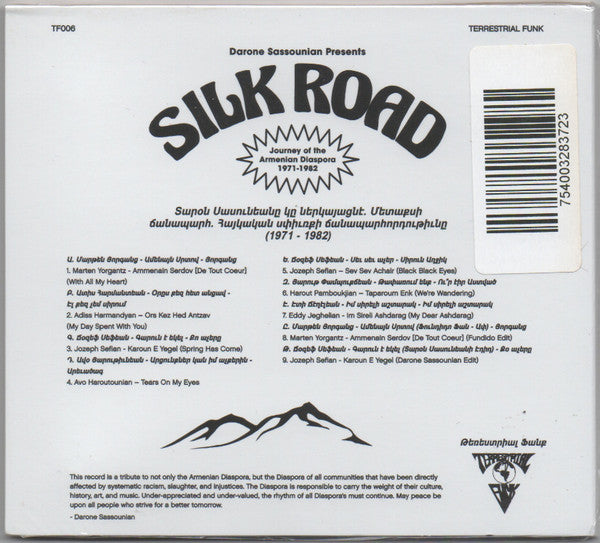 Darone Sassounian Presents Various : Silk Road (Journey Of The Armenian Diaspora 1971-1982) (CD, Comp, RM)