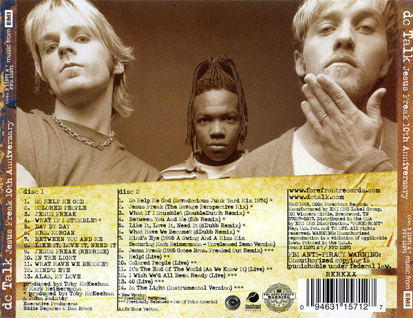dc Talk : Jesus Freak (10th Anniversary Special Edition) (2xCD, Album, RE)
