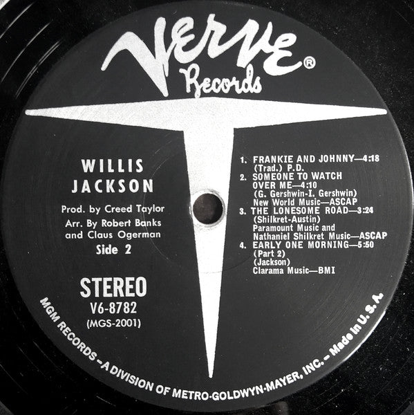 Willis Jackson : Willis Jackson (LP, Album, RE)