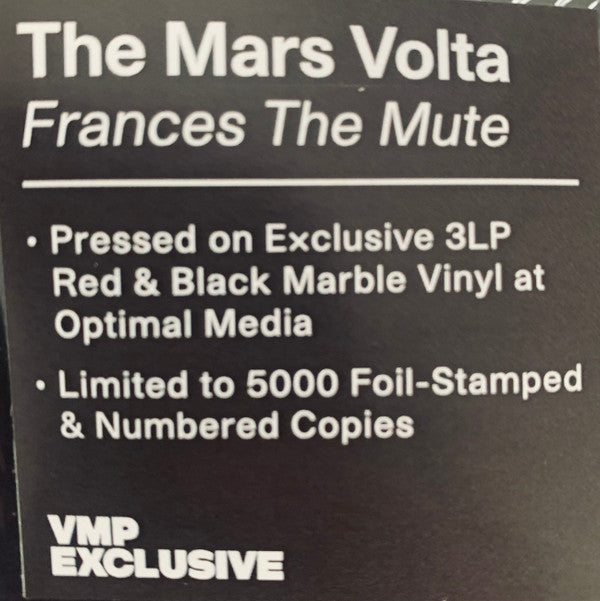 The Mars Volta : Frances The Mute (2xLP + LP, S/Sided, Etch + Album, Club, Ltd, Num, )