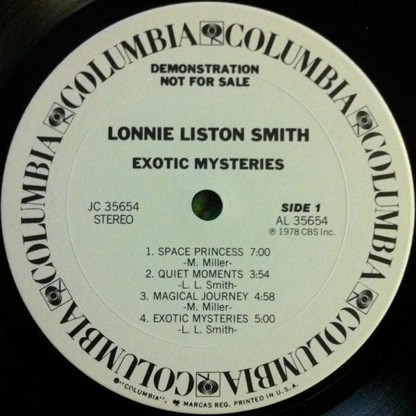 Lonnie Liston Smith : Exotic Mysteries (LP, Album, Promo, San)