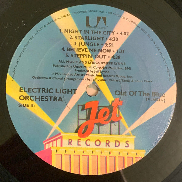 Electric Light Orchestra : Out Of The Blue (2xLP, Album)