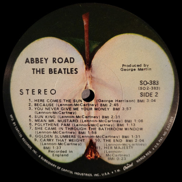 The Beatles : Abbey Road (LP, Album, Scr)