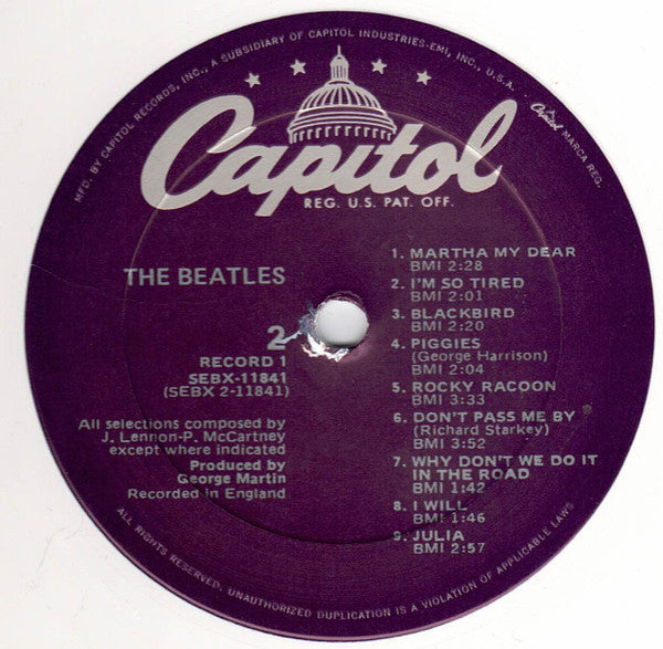 The Beatles : The Beatles (2xLP, Album, Ltd, RE, Whi)